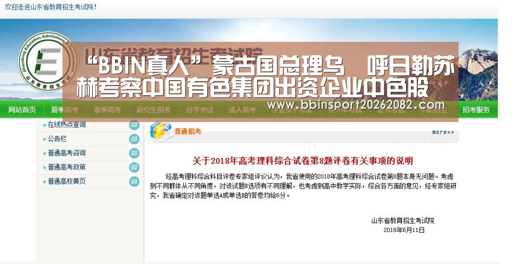 “BBIN真人”蒙古国总理乌•呼日勒苏赫考察中国有色集团出资企业中色股份所属鑫都矿业(图2) BBIN官网